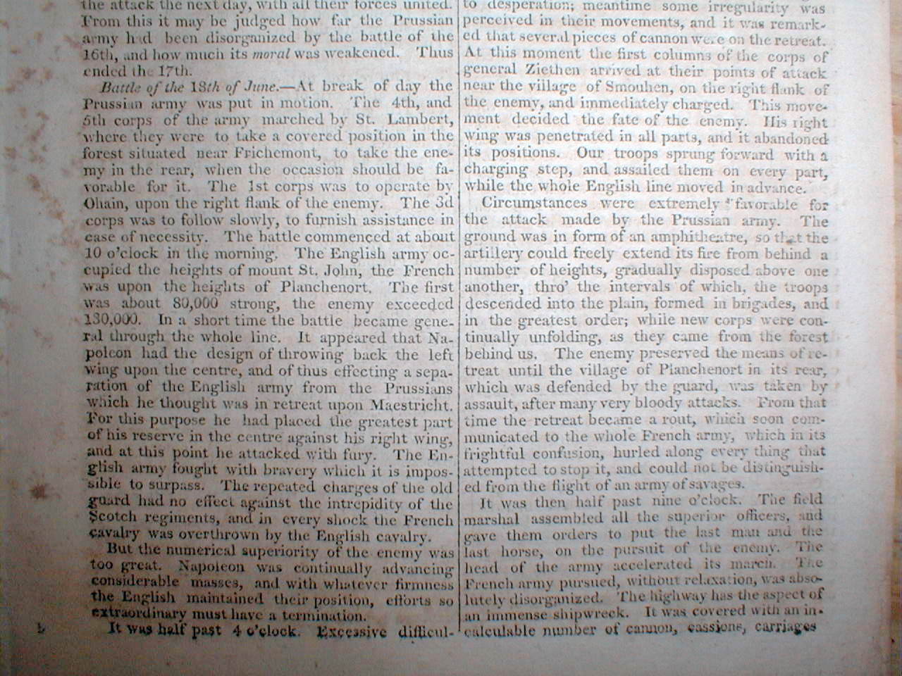 an eyewitness account of the napoleonic an eyewitness account of the napoleonic