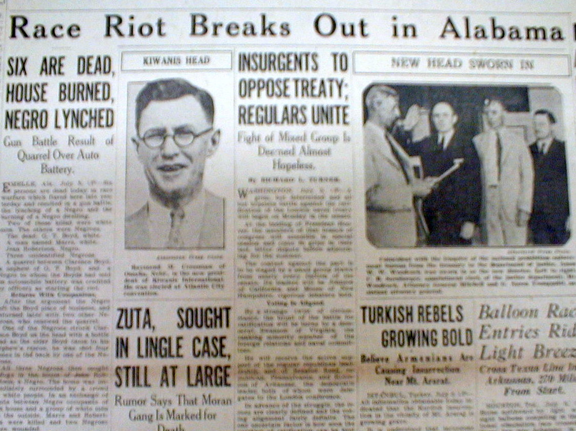 Life magazine lynching image