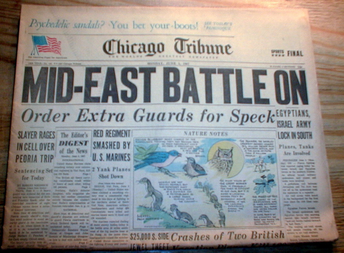 Research papers six day war