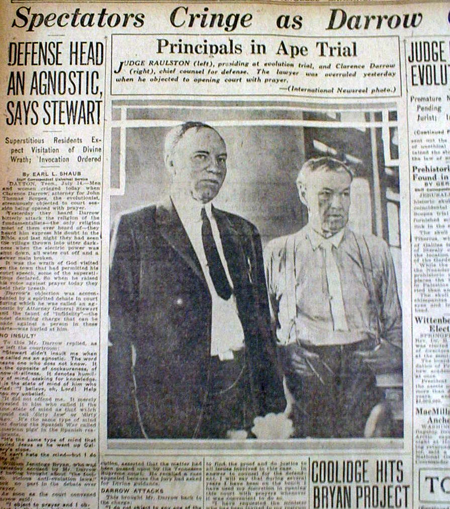 scopes trial and new technology New technology for the masses religion in the 1920s and william jenning's bryan posing for photagrapher during the 1925 scopes trial. scopes trial and new technology New technology for the masses religion in the 1920s and william jenning's bryan posing for photagrapher during the 1925 scopes trial.