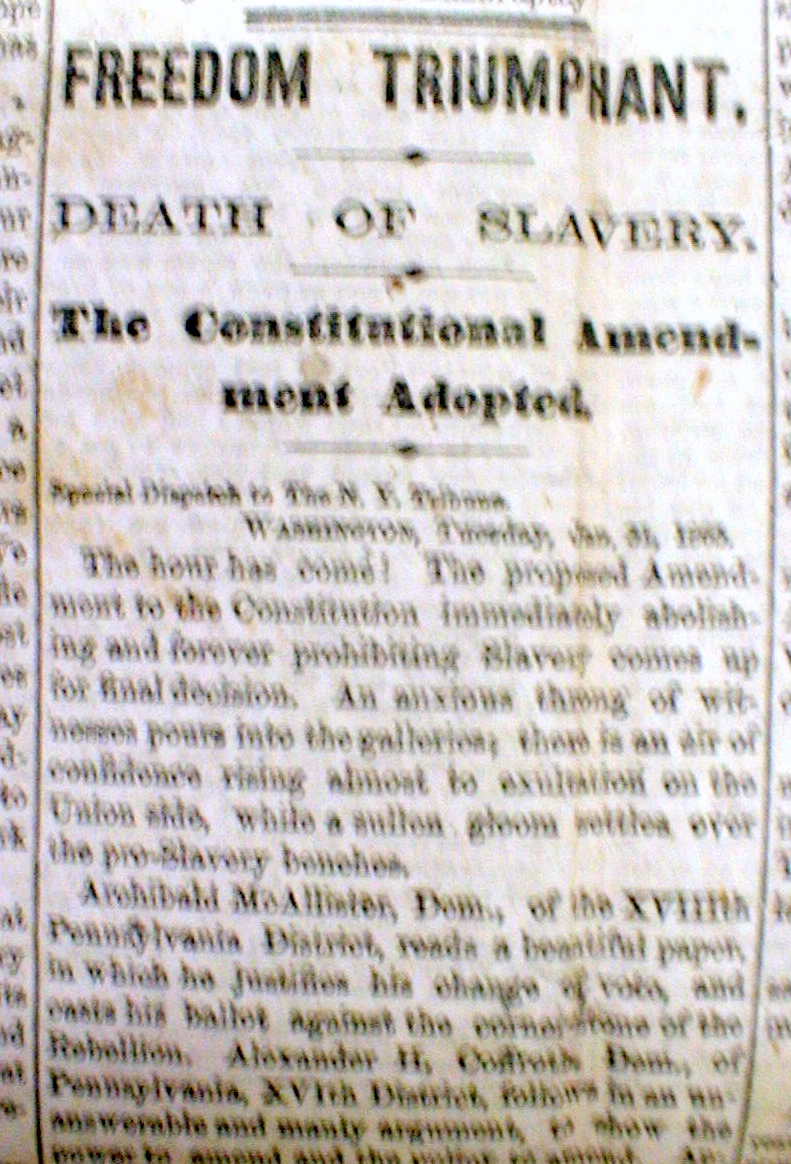 when was slavery abolished when was slavery abolished