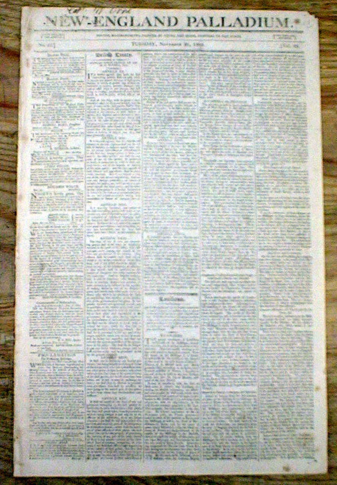 3 1803 newspapers LOUISIANA PURCHASE by President Thomas Jefferson LONG DESCRIPT | eBay